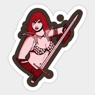 Red Sonja Sticker